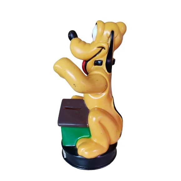 Vintage Walt Disney Land Collectibles Mickey Mouse bottles And Pluto bank - Picture 12 of 16